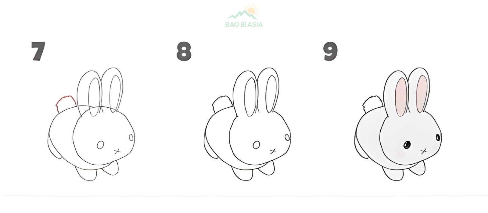 Bước 4: Đi nét hoàn chỉnh