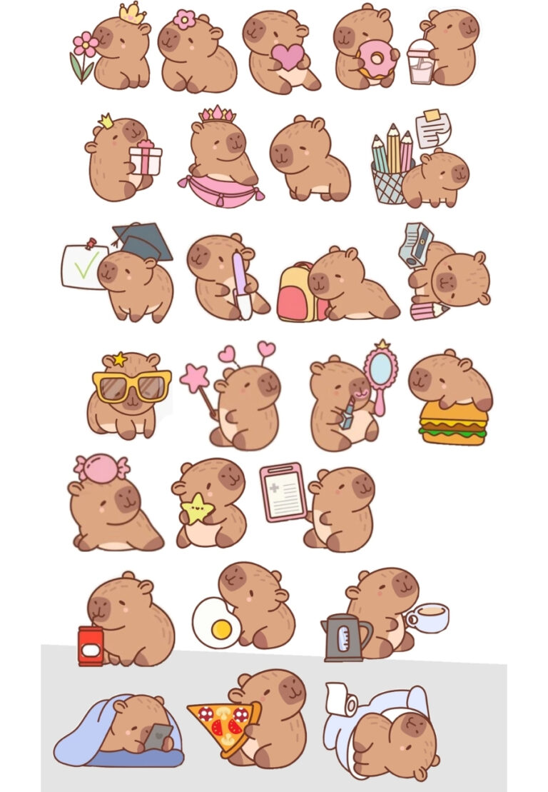 101+ Mẫu Hình Sticker Cute, Hình Nhãn Dán Đáng Yêu Dễ Thương