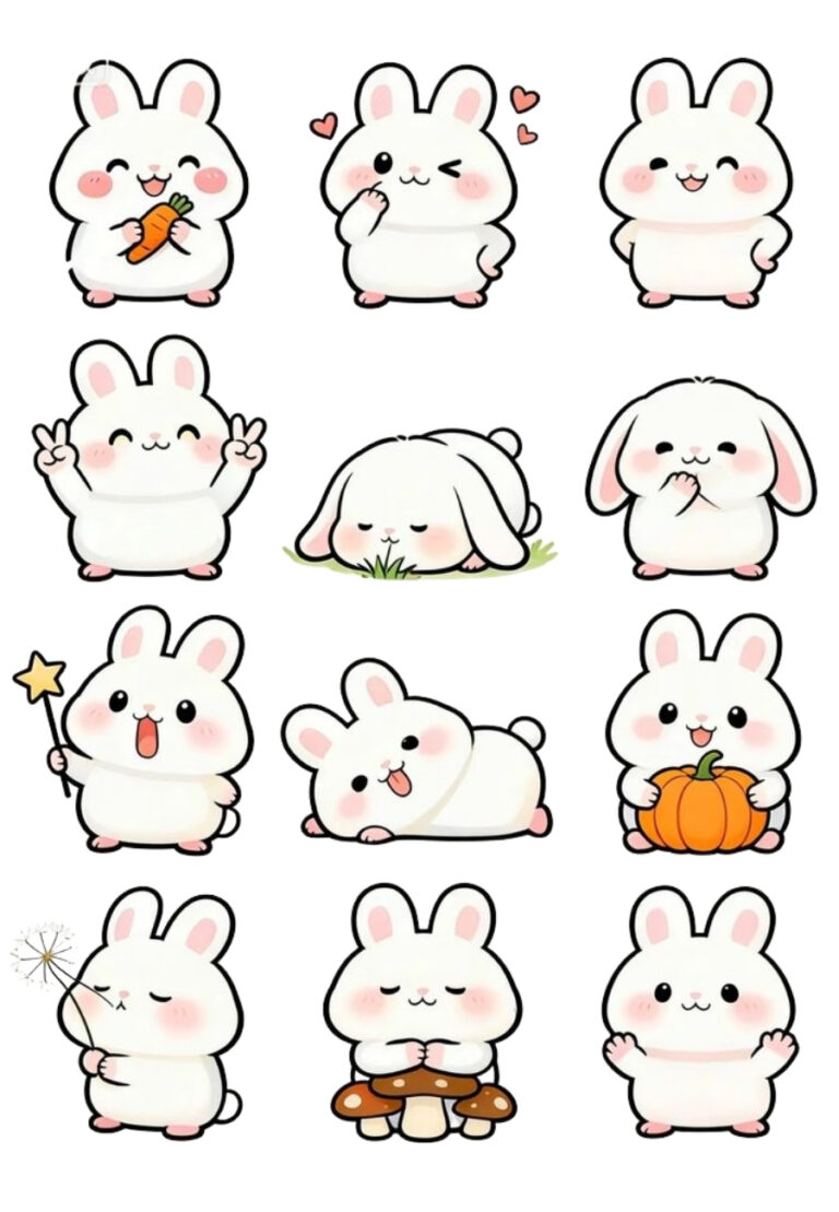 101+ Mẫu Hình Sticker Cute, Hình Nhãn Dán Đáng Yêu Dễ Thương