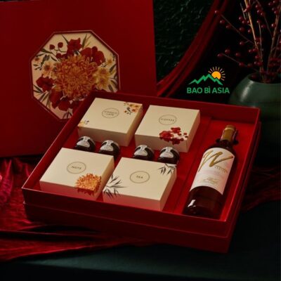 Hộp bánh trung thu Hồng Phúc Sum Vầy