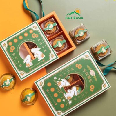 Hộp bánh trung thu Ngọc Thỏ Trăng Vàng