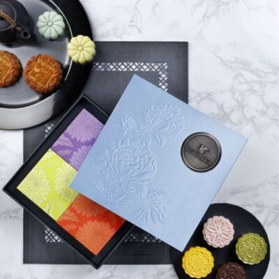 HBTT34 Hộp bánh trung thu Thanh Ngọc Hoa 4 bánh 25×25×8cm