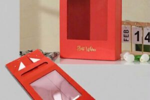 Hộp quà tặng hình chữ nhật quai da 33x25x9,5cm (4)