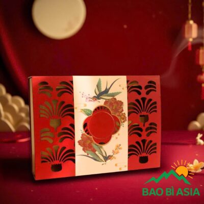 Hộp đựng yến đỏ CNC cao cấp 28x38x10cm giấy Couche bồi Carton