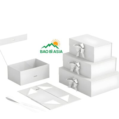 Hộp quà tặng xếp gọn nắp gập