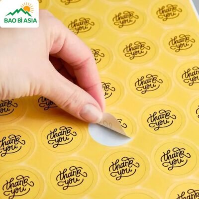 In Sticker Theo Yêu Cầu Giá Rẻ, In Sticker Decal Dán Lấy Liền HCM