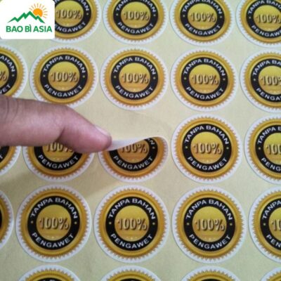 In Sticker Theo Yêu Cầu Giá Rẻ, In Sticker Decal Dán Lấy Liền HCM