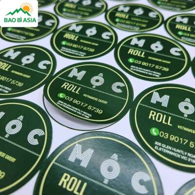 In Sticker Theo Yêu Cầu Giá Rẻ, In Sticker Decal Dán Lấy Liền HCM