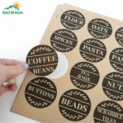 In Sticker Theo Yêu Cầu Giá Rẻ, In Sticker Decal Dán Lấy Liền HCM