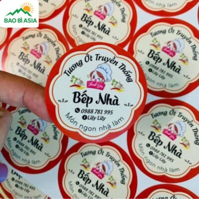 In Sticker Theo Yêu Cầu Giá Rẻ, In Sticker Decal Dán Lấy Liền HCM