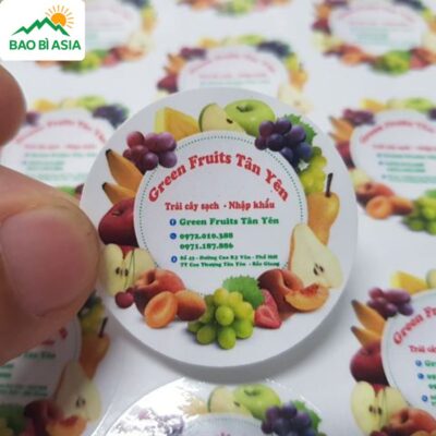 In Sticker Theo Yêu Cầu Giá Rẻ, In Sticker Decal Dán Lấy Liền HCM