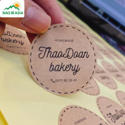 In Sticker Theo Yêu Cầu Giá Rẻ, In Sticker Decal Dán Lấy Liền HCM