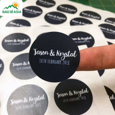 In Sticker Theo Yêu Cầu Giá Rẻ, In Sticker Decal Dán Lấy Liền HCM