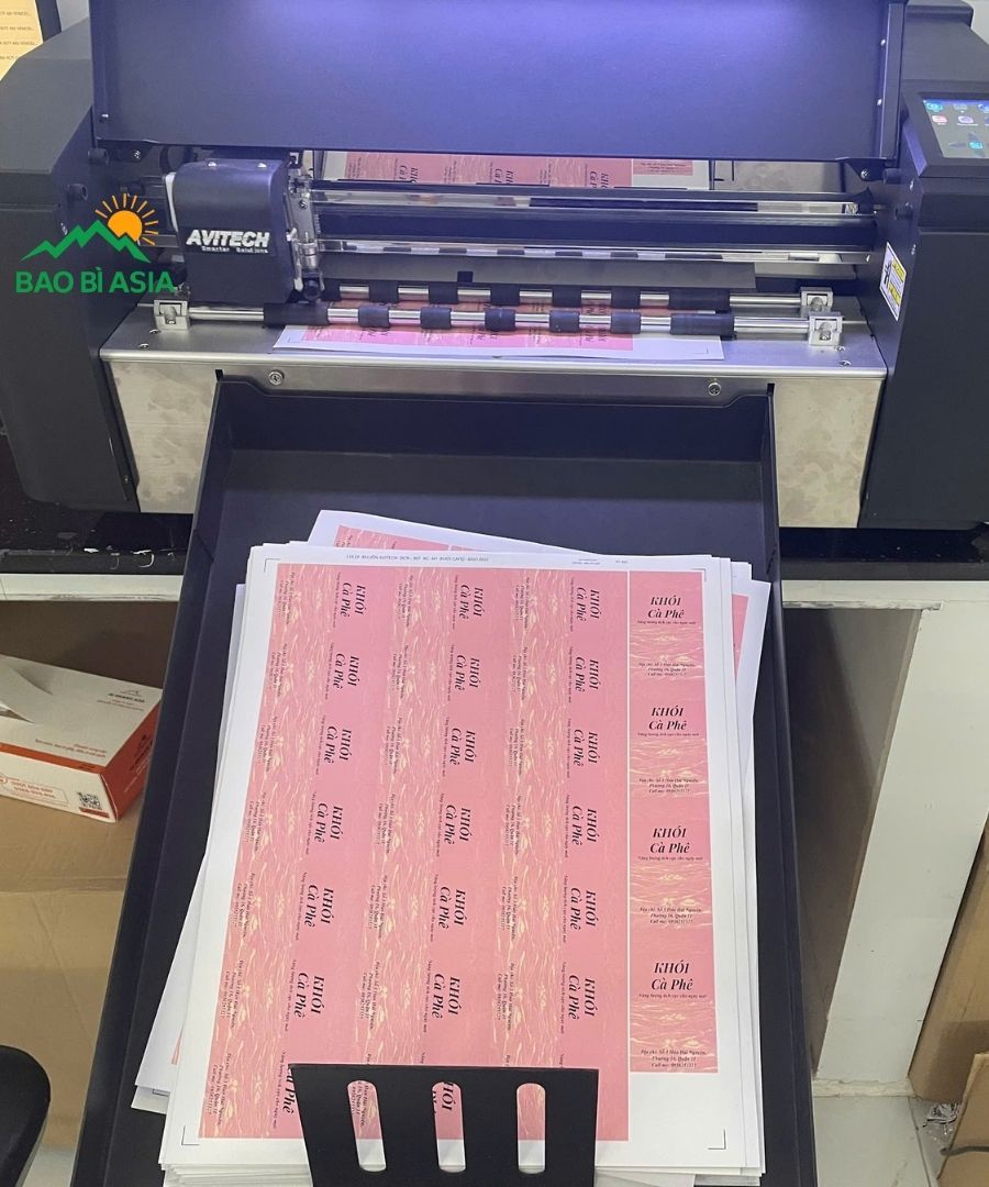 Một trong những máy in tại Asia 