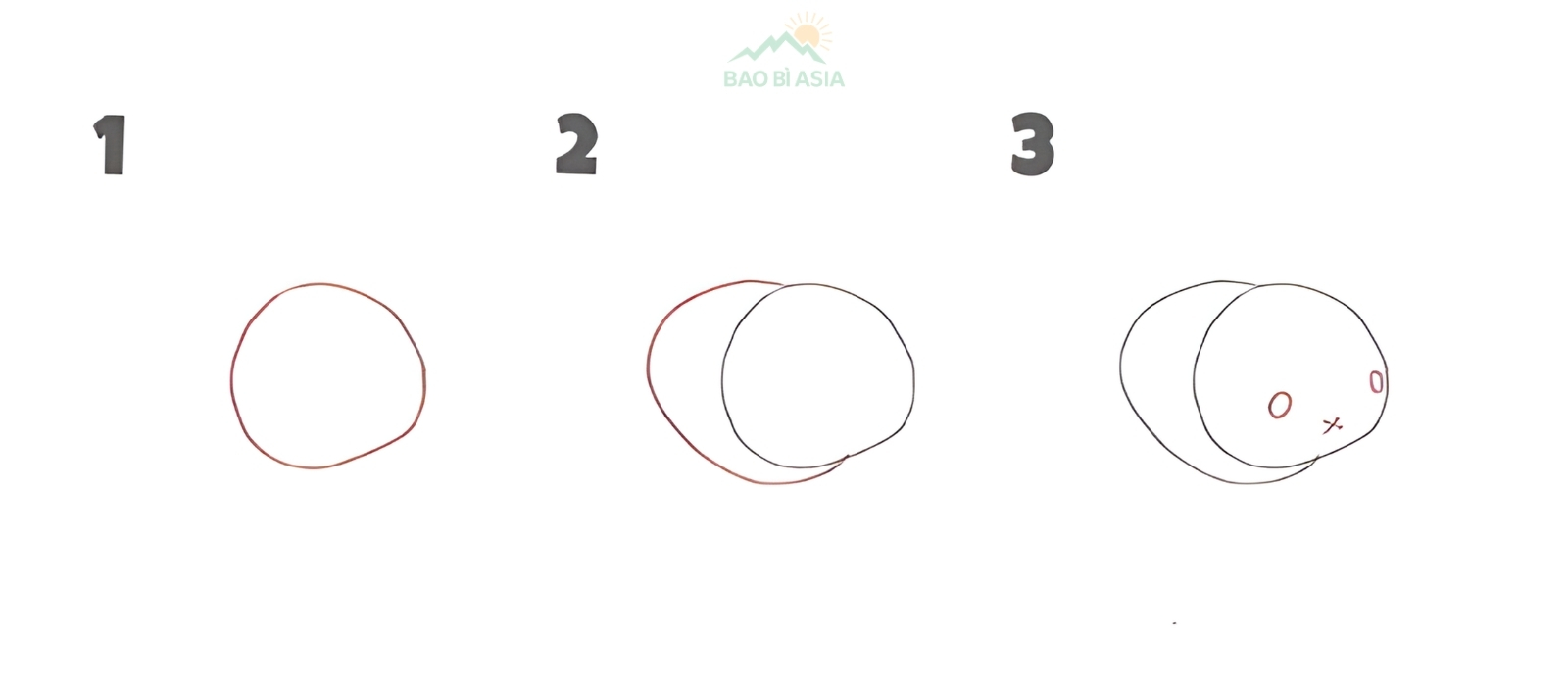 Bước 2: Phác thảo hình dáng cơ bản