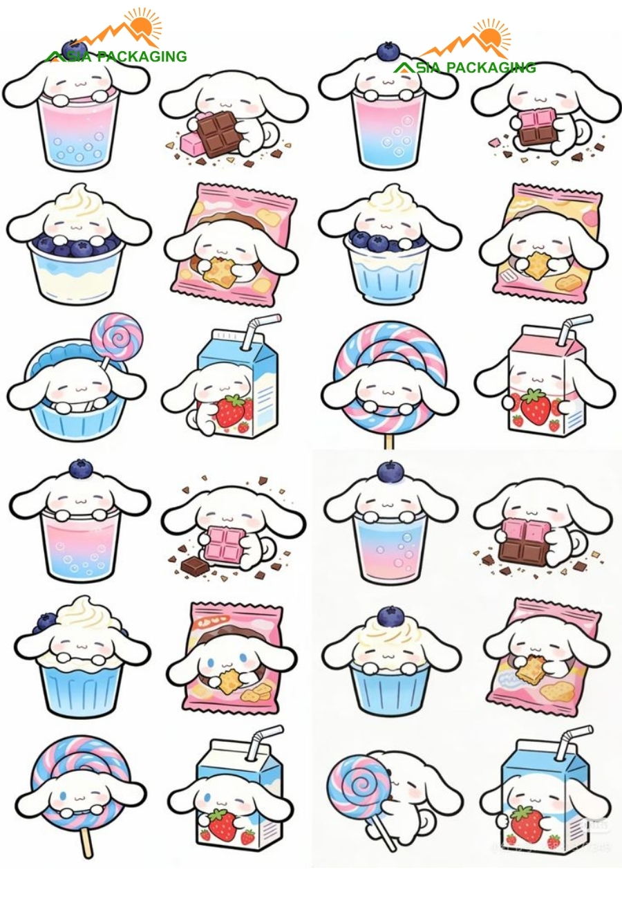 Xu hướng thiết kế sticker cute hiện đại