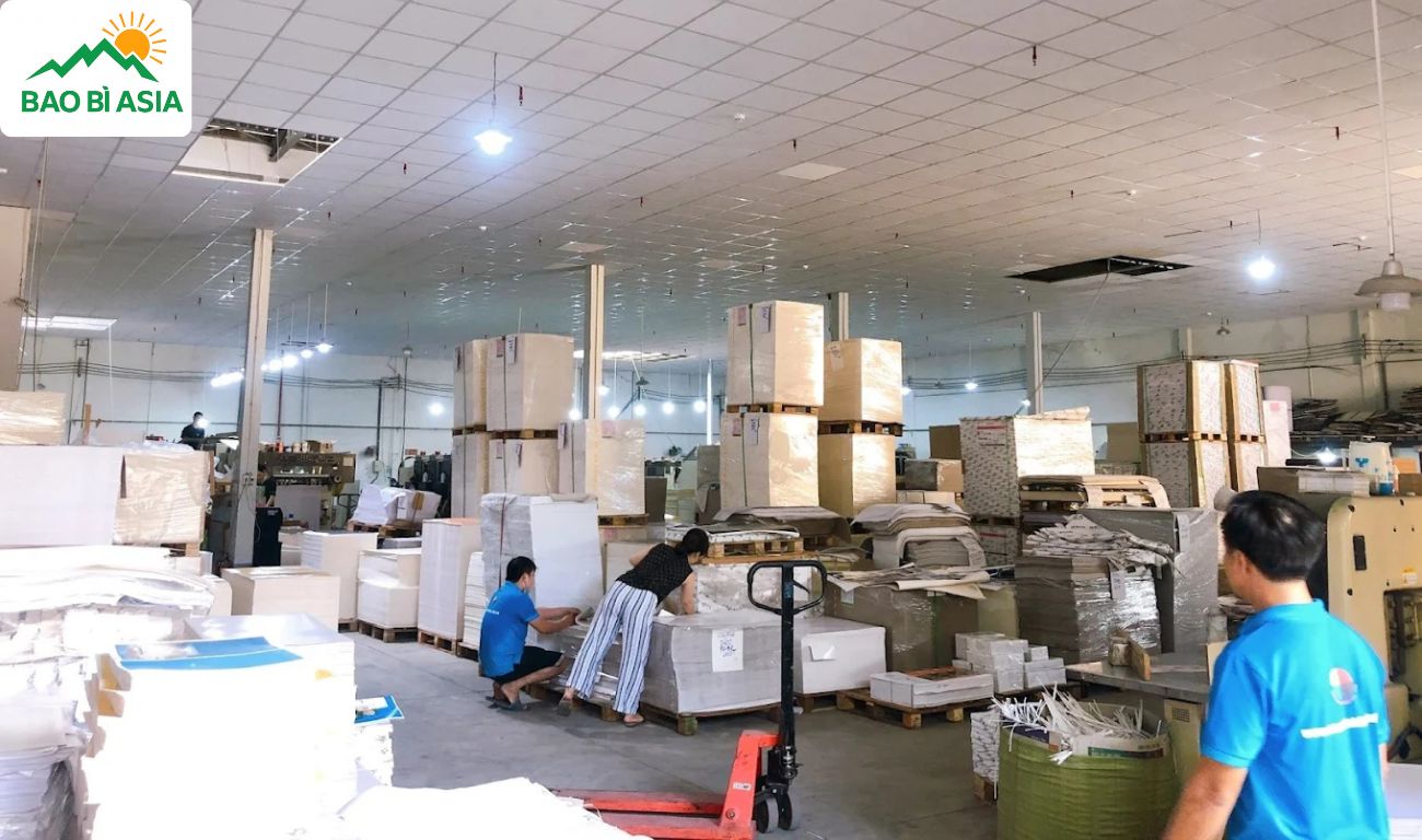 Xưởng in ấn của Bao Bì Asia