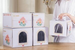 HBK22 – Hộp hoa trắng tinh tế