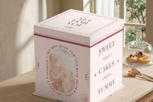 HBK27 – Hộp bánh kem cao cấp sang trọng