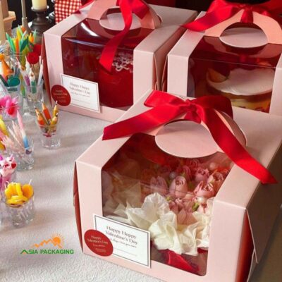 Hộp bánh kem cửa sổ lớn