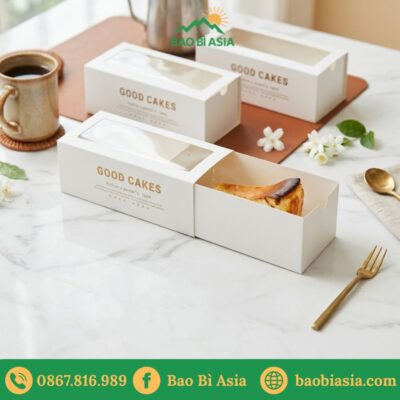 HTA25 - Hộp Drawer Trắng Có Cửa Sổ