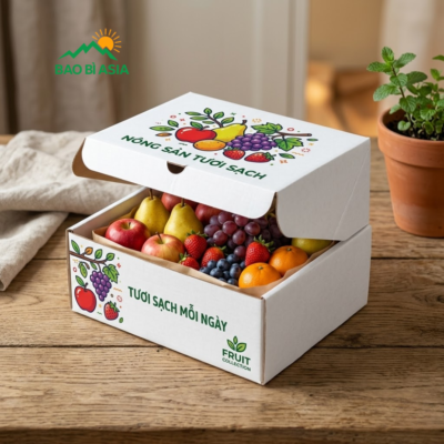 30+ Mẫu Hộp Giấy Đựng Trái Cây | In Sỉ Hộp Đựng Trái Cây, Hoa Quả