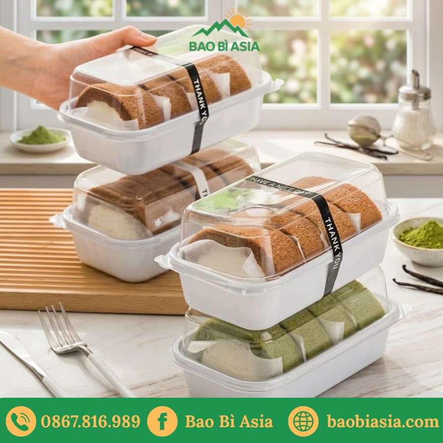 HTA6 - Hộp Nhựa Trắng Nắp Vòm