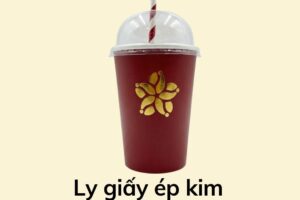 Ly giấy ép kim 12oz - 360ml