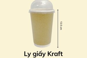Ly giấy Kraft 16oz - 500ml