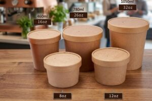 HTA10 - Ly Giấy Kraft Có Nắp