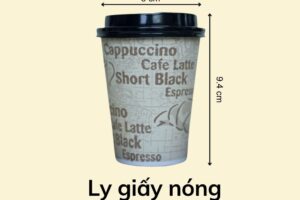 Ly giấy nóng 8oz - 240ml