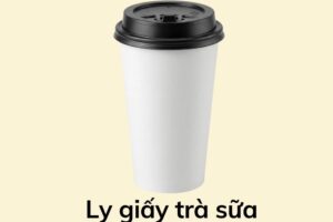 Ly giấy trà sữa 16oz - 500ml