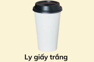 Ly giấy trắng 16oz - 480ml