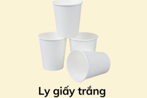 Ly giấy trắng 3oz - 90ml