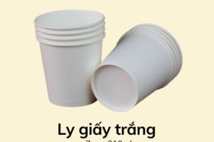 Ly giấy trắng 7oz - 210ml