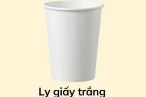 Ly giấy trắng 9oz - 270ml
