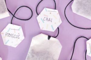 Mẫu tem trà đẹp 2