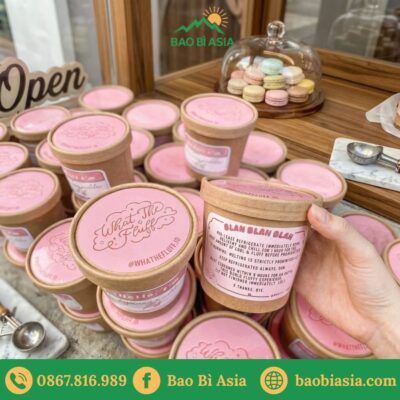 HTA11 - Hũ Giấy Kraft Đựng Kem