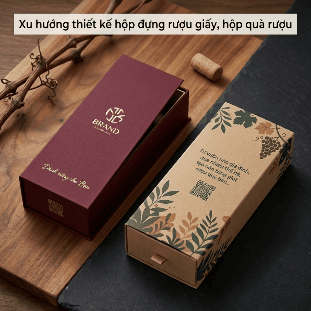 Xu hướng thiết kế hộp đựng rượu