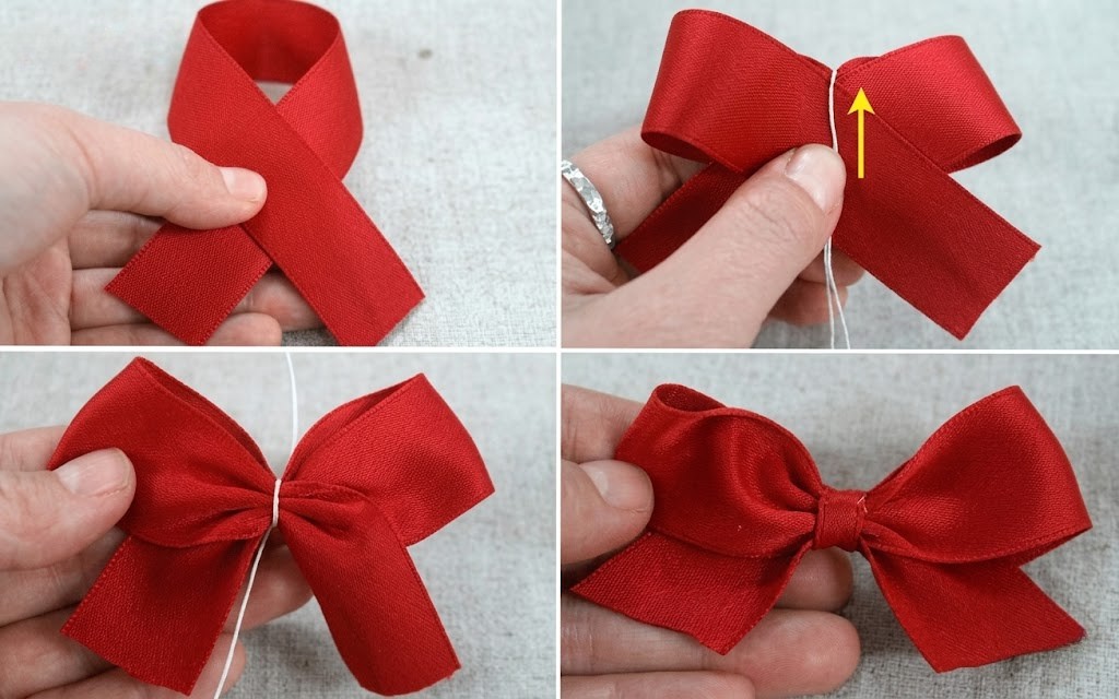 Cách thắt nơ đơn 