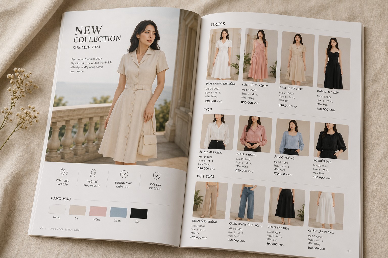 catalog thời trang