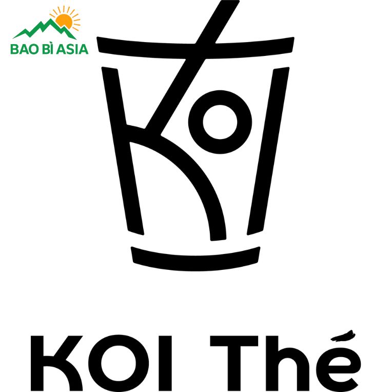 Logo trà sữa KOI Thé