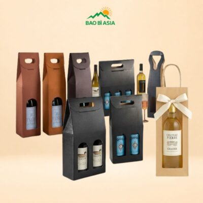 Túi giấy đựng rượu