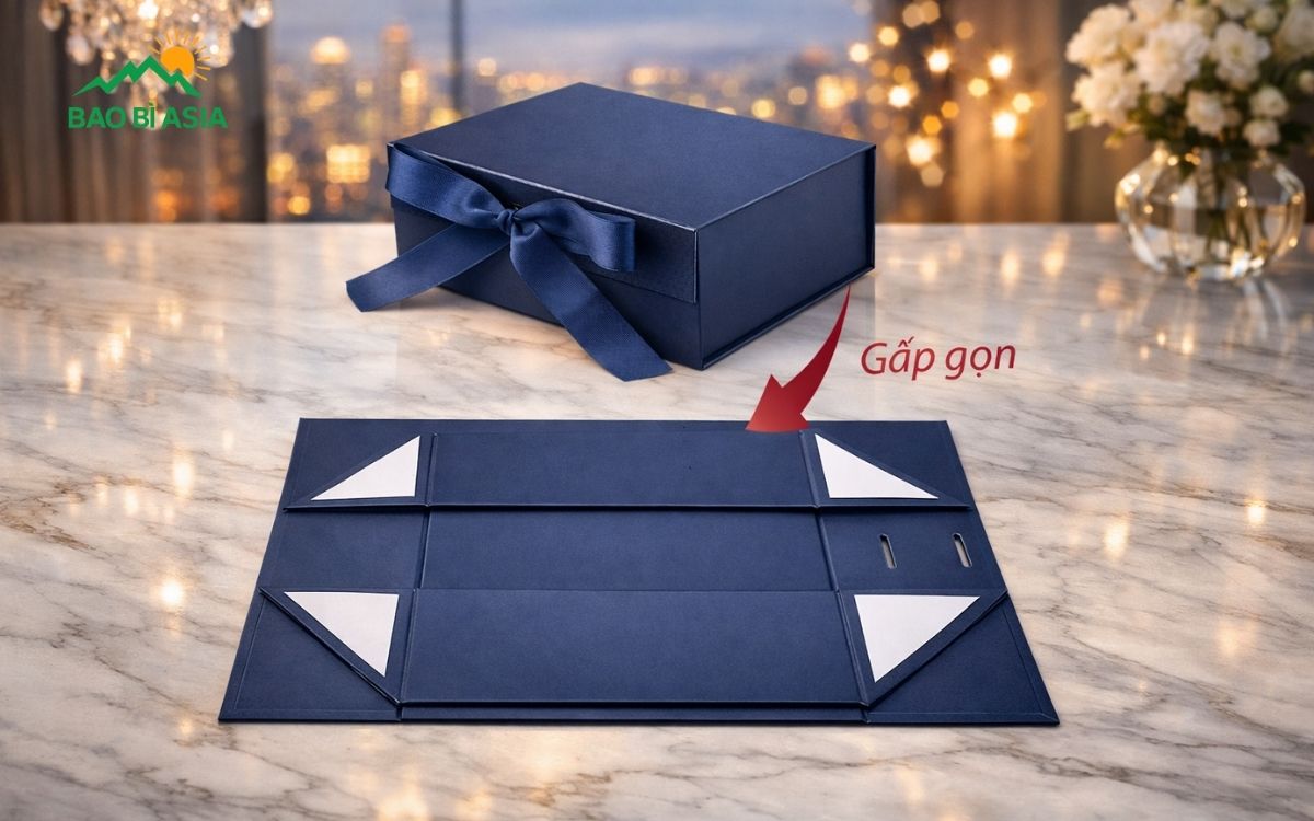 Hộp nam châm gấp gọn