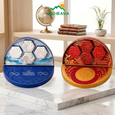 HBTT40 Hộp bánh trung thu Tinh Tú Giao Hòa 5 bánh