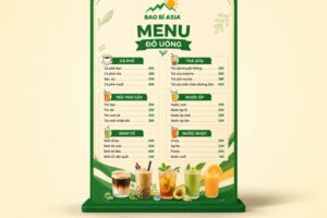 Menu đồ uống
