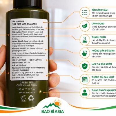 Quy định in tem nhãn phụ mỹ phẩm cần nắm
