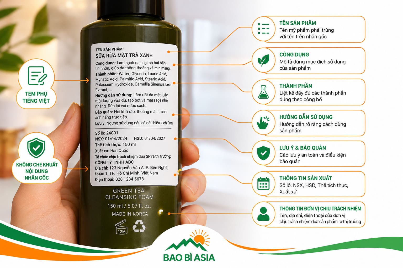 Quy định in tem nhãn phụ mỹ phẩm cần nắm
