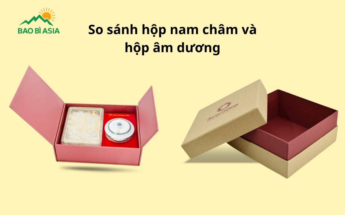 So sánh hộp nam châm và hộp âm dương