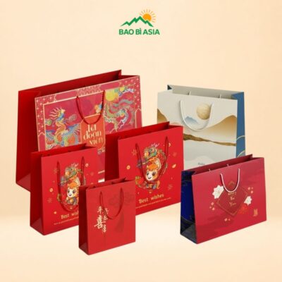 Túi giấy đựng quà tết